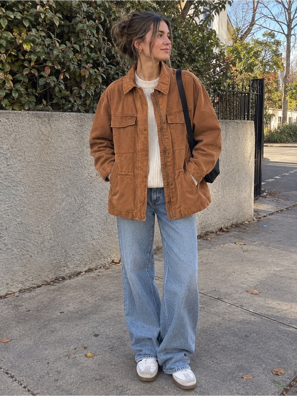 Old Navy Women's Rust Utility Jacket
